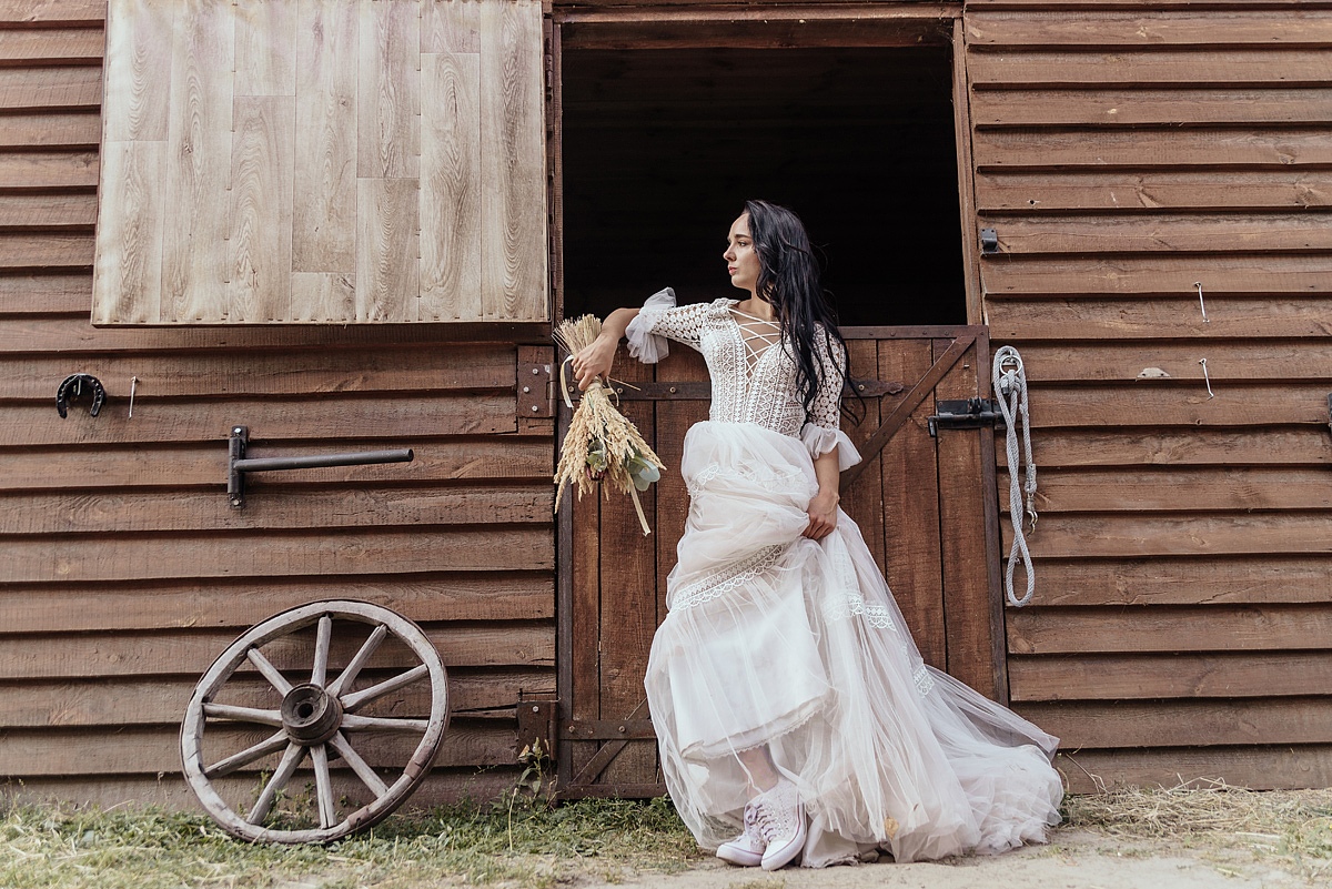 Svadba v stodole, Svadba v kolibe, fotenie svadobnych portretov