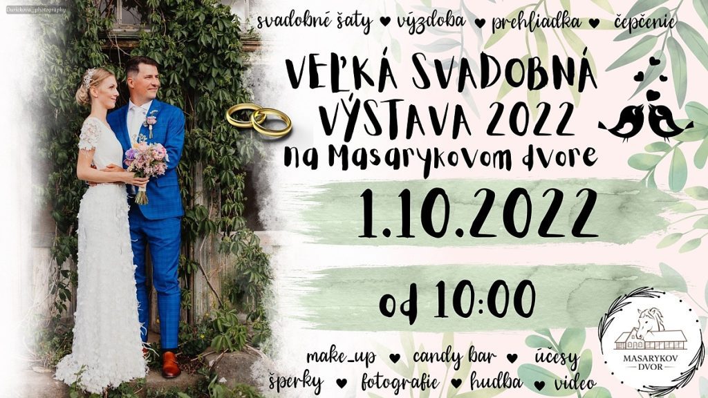Svadobné výstavy organizované po celom Slovensku, svadobna vystava, masarykov dvor, 2022