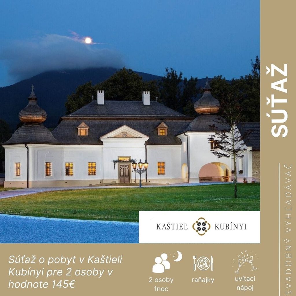 valentin, sutaz, nasa svadba, svadobny vyhladavac, darček, pobyt v kaštieli, vyhra, sutaz, Kaštieľ Kubínyi