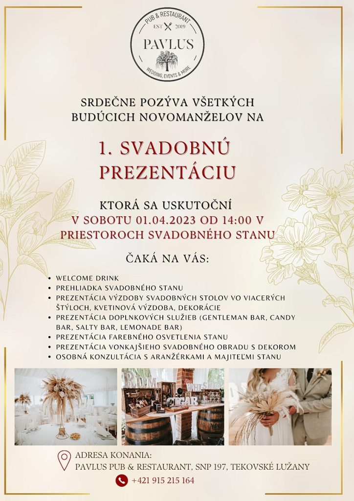 Tekovské Lužany, svadobná výstava, svadobný stan, obrad vonku