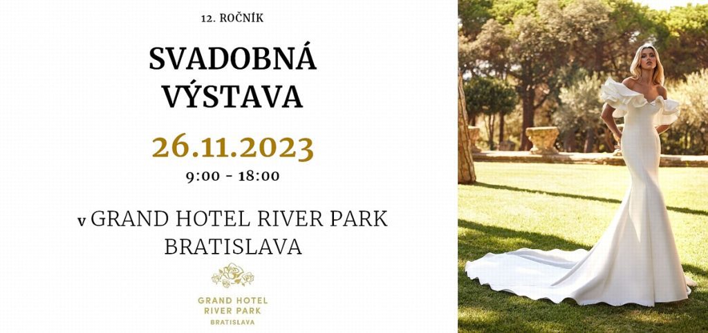 Svadobná, výstava, 2023, Bratislava, svadobná výstava, River park, Hotel Rover park, svadobné šaty, Lanovia, Salón Nicole, svadobný salón