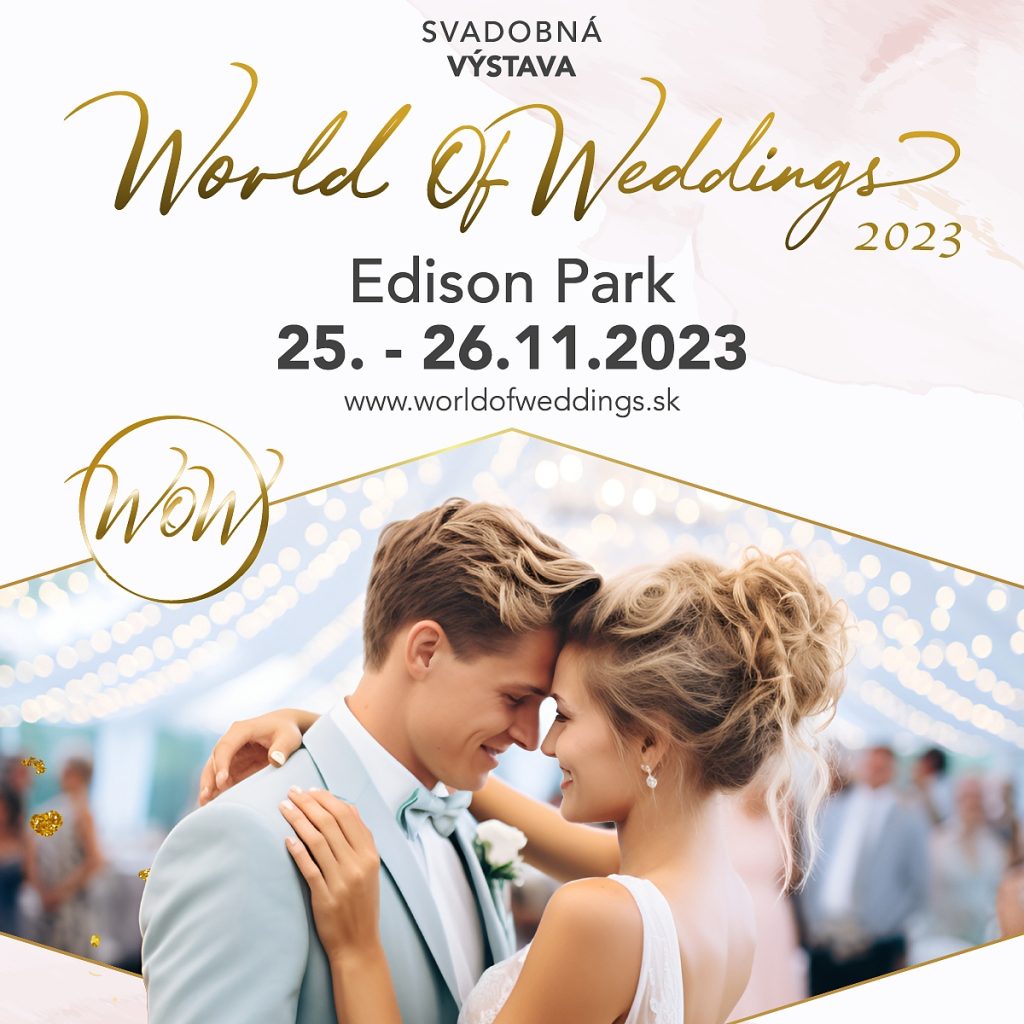 Svadobná, výstava, 2023, Bratislava, svadobná výstava, Edison park, svadobné šaty, Lanovia, Salón Nicole, svadobný salón, world of weddings