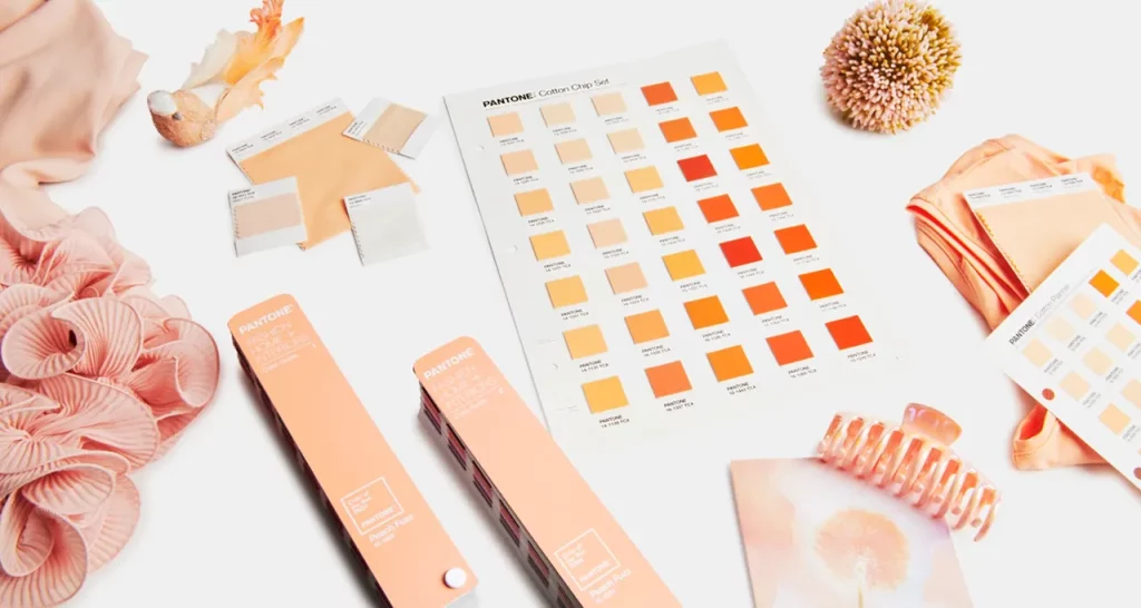 Farba roka, 2024, peach fuzz, pantone