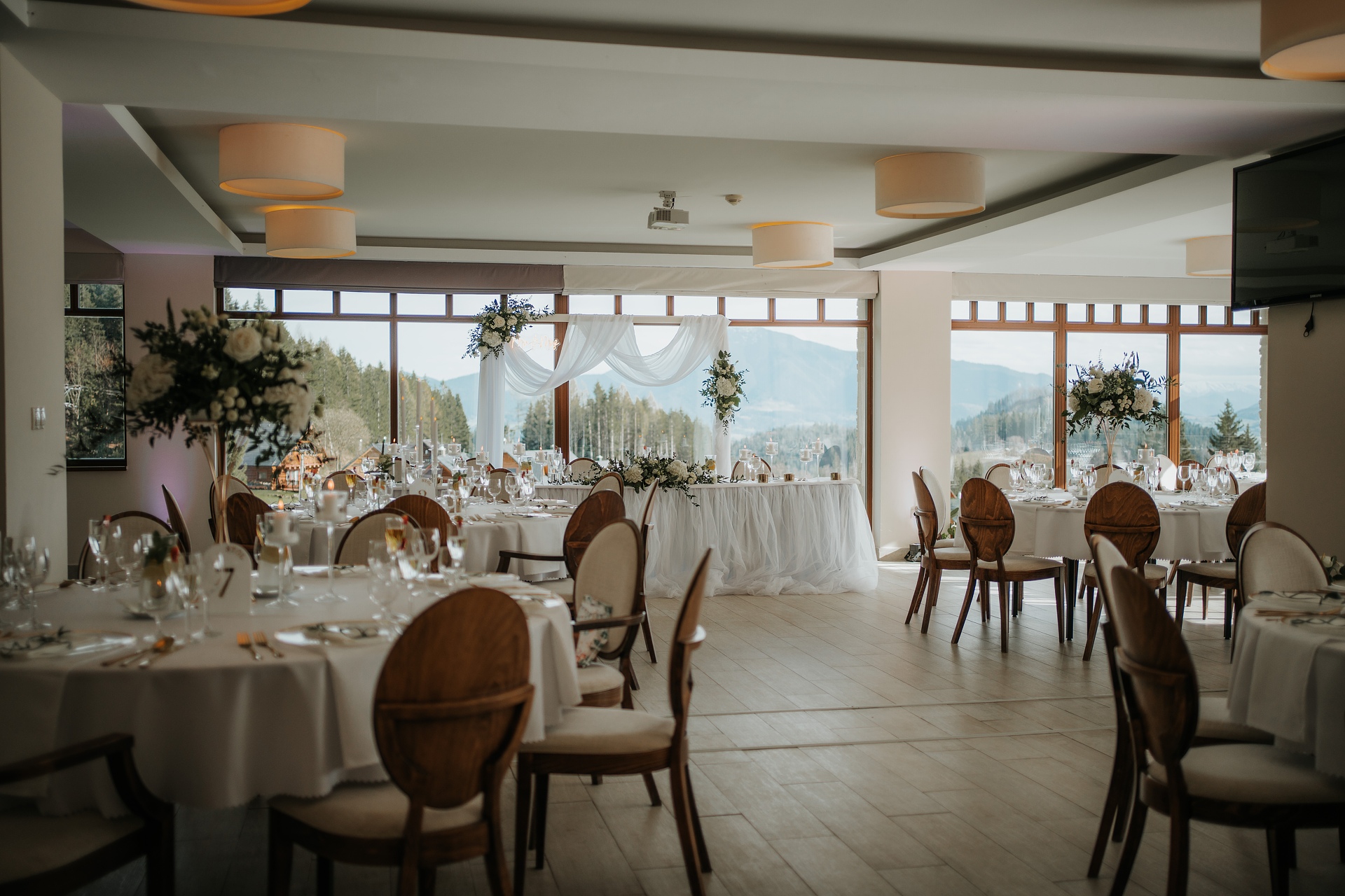 Hotel Green – zimná záhrada s panoramatickým výhľadom