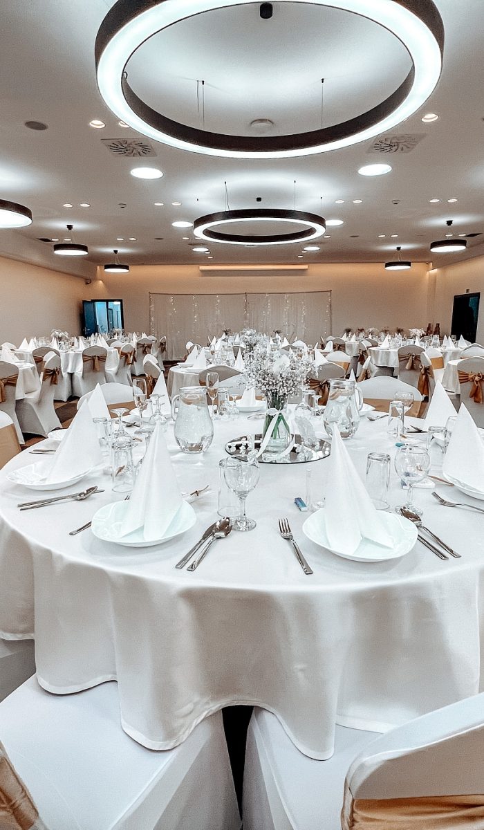 Hotel Lineas Prešov - svadobná sála pre 150 hostí, s ubytovaním.